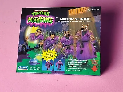 Mutatin' Splinter TMNT Mutations 1992 Playmates Action Figure NEW MIB SEALED Vtg • $49.99