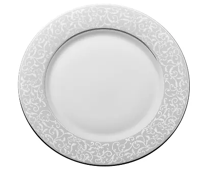 Mikasa Parchment Porcelain Platinum Gray Dinner Plate 10 3/4  L3438 Brand New • $20.83