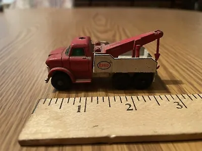 VTG 1968 Lesney Matchbox Series No. 71 Esso Ford Heavy Wreck Truck Red & White • $14