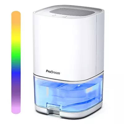 View Details Pro Breeze® 1000ml Mini Dehumidifier For Home With Timer For Mould Moisture • 36.99£