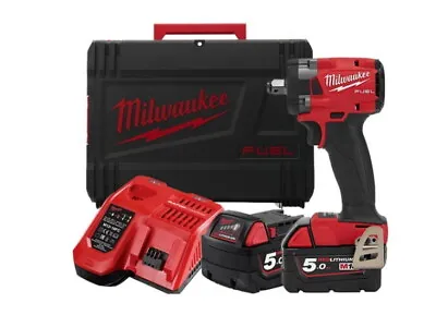 Milwaukee M18 FIW212 BL 2x5.0Ah 2400Rpm 3500Ipm 339Nm 1/2  UPS **Charger_220V** • $489.95