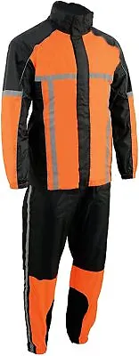 Milwaukee Leather Men's MPM9510 Water-Resistant Hi Vis Rain Suit • $66.99