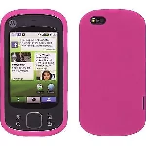 Silicone Gel Skin Case For Motorola Cliq XT - Watermelon Pink • $8.49