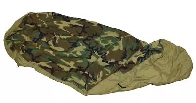 US Military USGI Tennier Gore-Tex Sleeping Bag Woodland M81 Military Bivy Sack • $31.88