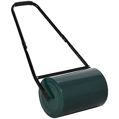 Outsunny Lawn Roller Large Heavy Duty Metal Sand Or Water Filled Garden Outdoor • £38.99