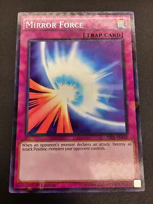 Yugioh Unlimited Edition Mirror Force Shatterfoil Rare Holo YS15-ENF21 NM/M • $3