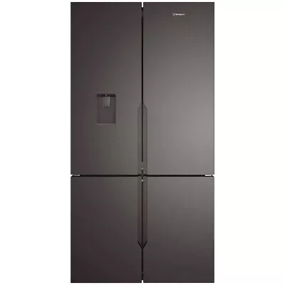 Westinghouse 564L French Quad Door Refrigerator With Water Dispenser Matte Bl... • $2899