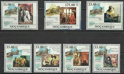 MOZAMBIQUE - 2010 MNH  Art Works From Museum - DO LOUVRE  Complete Set !! • $1