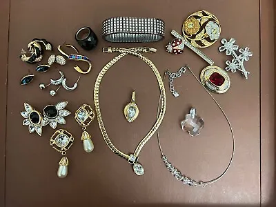 Swarovski LOT  Daniel Swan SAL  Rare Vintage Estate Jewelry Brooch Ring Necklace • $400