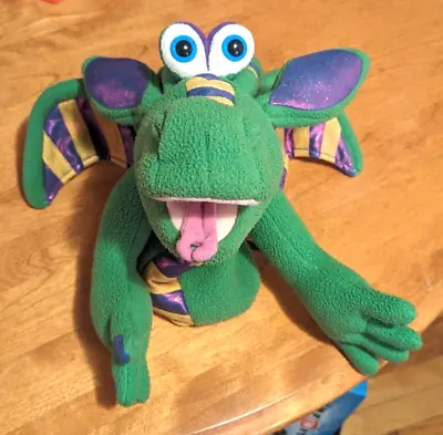 Melissa And Doug Green Smoulder The Dragon Hand Puppet Pretend Play Theater Toy • $13.16