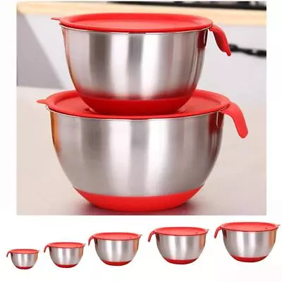 Mixing Bowl With Lid & Handle Bowls Dough Bowl Cooking Bowl Bowl • £12.35