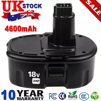 £18.90 • Buy 18V 4.6Ah Battery FOR DeWALT 18 VOLT XRP DC9096 DE9095 DE9098 DC988KA UK Stock