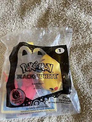 2012 Pokemon Black White McDonalds Happy Meal Toy With Card - Pikachu #1 *SEALED • $11.61