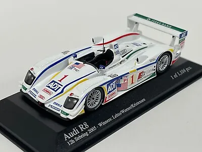 1/43 Minichamps Audi R8 Champion Racing Winner 2005 12 Sebring  Car #1  CS606 • $59.99