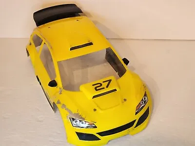 Vaterra Kemora R/c Car 1/14 Scale 4wd Yellow Plastic Body Only Used Free Ship • $100