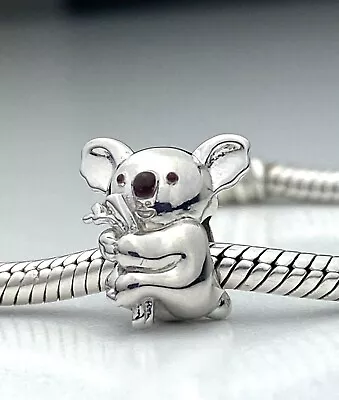 💖 Cute Koala Bear Charm Hugging A Branch Animal Genuine 925 Sterling Silver 💖 • £16.95