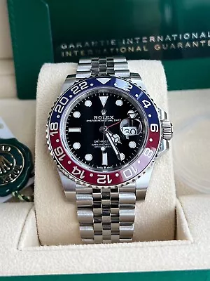 Rolex GMT Master Ii 126710BLRO 2024 Jubilee Pepsi Red Blue • £19995