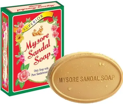 1 X Mysore Sandal Soap - Deluxe Pure Sandalwood Oil - 75g Net 75 Grams | Hyt • $2.36