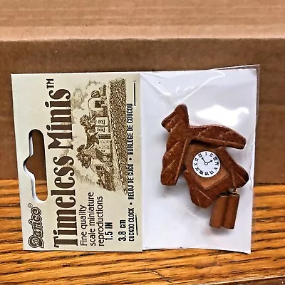  New Miniature Cuckoo Clock Timeless Minis For Dollhouse Or Crafts • $6.99