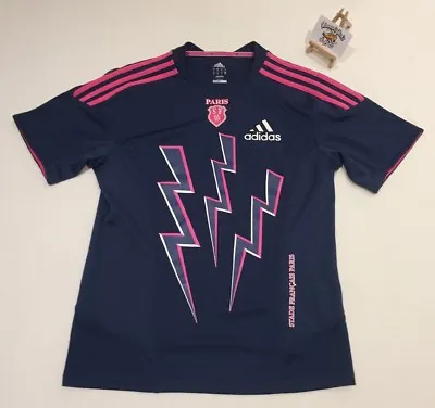 £46.99 • Buy Mens 2011-12 Stade Francais Paris Pro Home Rugby Shirt Uk (m) 'vintage Rare'