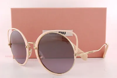 Brand New Miu Miu Sunglasses MU 51T 51TS 4UD085 Glitter Peach/Gradient Violet • $197.88