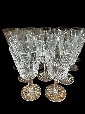 $99 • Buy Waterford Lismore Claret Water Wine Glasses 14 All Marked No Chips