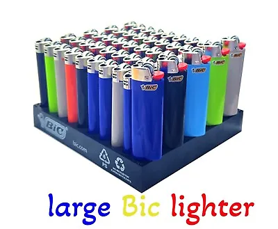 50x Large Bic Lighters Maxi Cigarette Lighter • $59.97