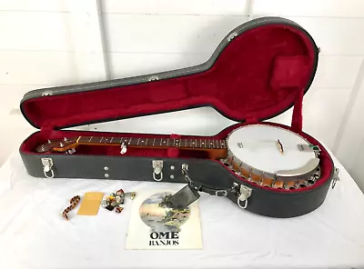 C. 1972 OME Grubstake Five-String Banjo W/ OME Case OME Catalog & Many Extras • $1425