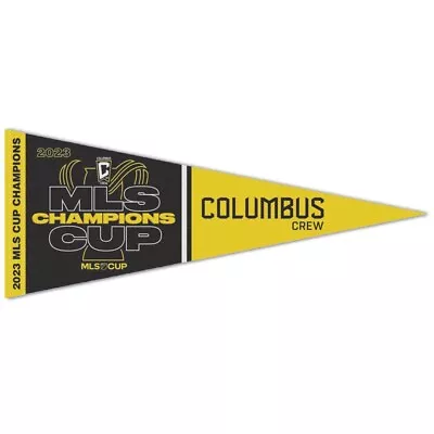 COLUMBUS CREW 2023 MLS CUP CHAMPIONS UP FELT PREMIUM PENNANT 12''x30  WNCRAFT • $15