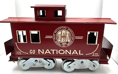 McCOY MFG NATIONAL TRAIN COLLECTORS ASSOCIATION 1957 STANDARD WIDE GAUGE CABOOSE • $49.95