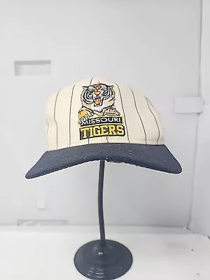 Vintage 80s 90s Mizzou TIGERS Missouri Snapback Cap Hat RARE Starter 100% Wool • $79.95