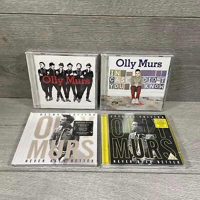 4 X Olly Murs CD Bundle - In Case You Didn't Know Never Been Better Olly Murs • £8.99