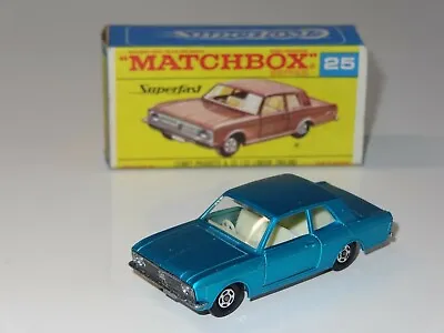 £165.75 • Buy (B) Matchbox Lesney Superfast FORD CORTINA GT - 25 Ultra Rare F Box