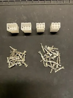 6 Pin Molex Connector Kit 2 Sets 14-20 AWG .093 Pins Arcade Pinball • $15.50