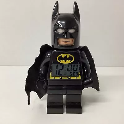 Lego DC Comics Superheroes - Batman Minifigure Alarm Clock WORKING (F7) W#622 • $16.50