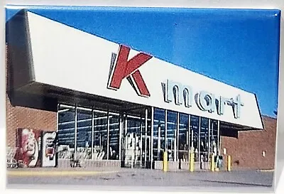 K-Mart Sign Magnet 2 X3  Refrigerator Locker Vintage Retro Image 2 • $6.95