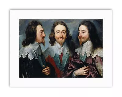 VAN DYCK KING CHARLES I OF ENGLAND Painting Portrait Canvas Art Prints • $18.99