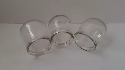 Antique Medical Glass Fire Cupping 3 Pcs Cups • $38