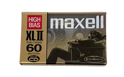 SEALED Maxell XL II 90 Minute Blank Audio CASSETTE IEC Type II • $5.69