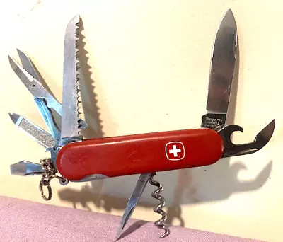 Wenger Delemont Handyman 85mm Red Multi Tool Swiss Army Knife - Great Cond • $33.99