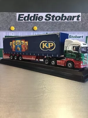 1/76 Eddie Stobart Scania Truck And Code 3 KP Nuts Trailer • £23