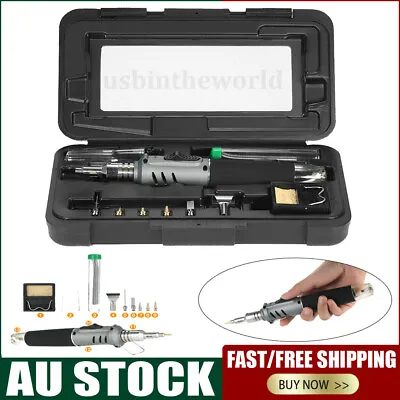 Butane Gas Soldering Iron Kit Cordless Auto Ignition Self Ignite Welding Torch • $32.49