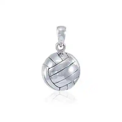 Volleyball .925 Sterling Silver 3D Pendant By Peter Stone Fine Sports Jewelry • $44.97