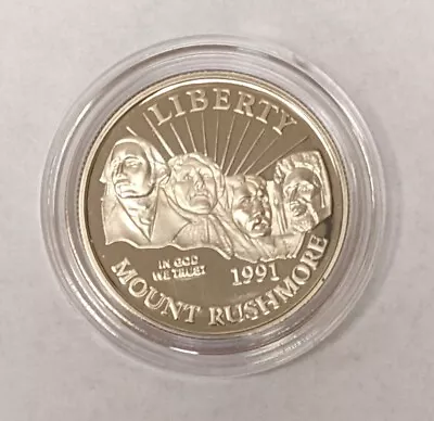 1991 S Mount Rushmore Clad Proof Half Dollar • $5.01