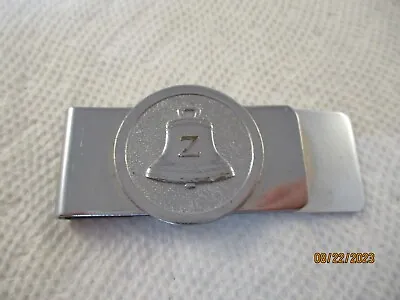 $3.49 • Buy Vintage Money Clip With Bell With A  Z  Emblem