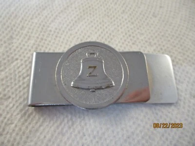 $3.49 • Buy Vintage Money Clip With Bell With A  Z  Emblem