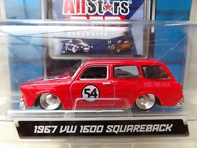 1967 Volkswagen 1600 Squareback   2008 Maisto All Stars Red Exclusive 100   1:64 • $16.99