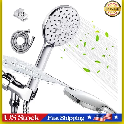 $16.99 • Buy Aquacare AS-SEEN-ON-TV High Pressure 4-Mode Handheld Shower Head-Antimicrobial