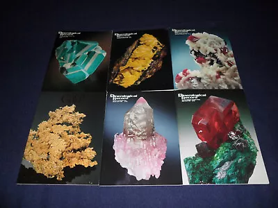 Mineralogical Record Magazine 1987 - All 6 Issues - Unread Condition • $60