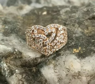 £3000 • Buy Official Clogau Rose Gold 18ct Gold Eternal Love Ring £1300 OFF! SIZE O *RARE*